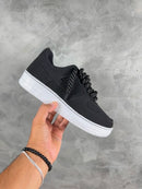 Tenis air force 1 -Preto Nobuck corda